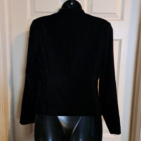 Talbots black blazer size 2 petite - Picture 7 of 8